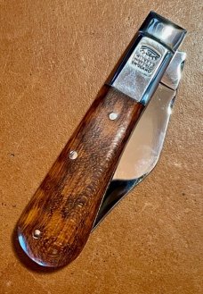 Taylor's Eye Witness Premium Barlow Clip with Snakewood Scales and Back Spring File work