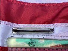 Vintage Bulldog Brand, 2 Blade “Old Reliable” Trapper w/ Fiery Mother of Pearl Handles