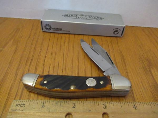 Boker Tree Brand Limited Edition Wash Board Brown Bone Pattern # 2626 HH Boker Tree Brand Limited Edition Wash Board Brown Bone Pattern # 2626 HH