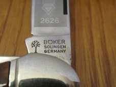 Boker Tree Brand Limited Edition Wash Board Brown Bone Pattern # 2626 HH