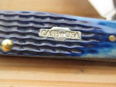 Case XX Blue Jigged Bone 6254 Trapper 