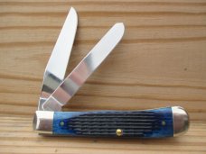 Case XX Blue Jigged Bone 6254 Trapper 