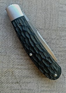 Dean Robertson Jigged Micarta Native...Cpm154..3 5/8"...#532..box..coa..pouch..new from maker