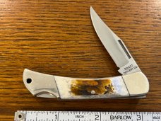 Coast Cutlery IC CUT 7000-B Lockback Knife w/Bone Scales Japan