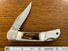 Coast Cutlery IC CUT 7000-B Lockback Knife w/Bone Scales Japan