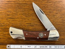 Coast Cutlery IC Cut Outdoors Mind Lockback Knife w/Wood Scales Japan