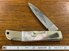 Parker Cut. Co. 512AB Lockback Knife w/Abalone Scales Japan