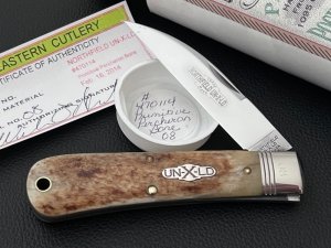 Great Eastern Cutlery GEC 47 Primative Percheron Bone 1 of 10 Viper 470114 serial no 08