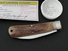 Great Eastern Cutlery GEC 47 Primative Percheron Bone 1 of 10 Viper 470114 serial no 08 
