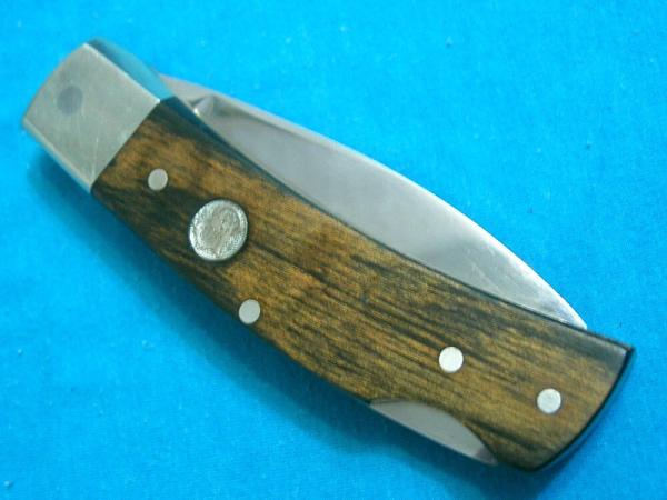 VINTAGE 6060 SMITH & WESSON BLACKIE COLLINS USA FOLDING HUNTER POCKET KNIFE KNIVES OLD SHEATH 109W