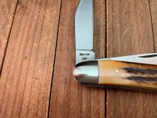 Case Stockman Stag 1978 Red Blade Etch