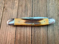 Case Muskrat Stag 1978 Red Blade Etch