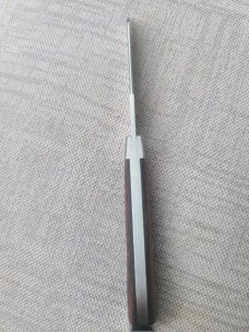 REAL LAMBSFOOT KNIFE..Aswhin Earl...#0022..3 5/8"..Ironwood....8670 steel..SS caps,bolsters & shield