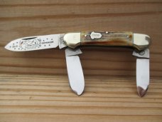 Bulldog Brand Stag Three Blade Canoe 