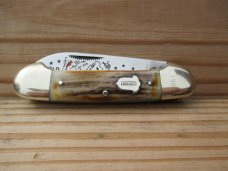 Bulldog Brand Stag Three Blade Canoe 