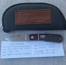 SALE Steenkamp Clip Gunstock..4" .Rwl34..Crosscut bolsters & Green Canvas ..coa&pouch