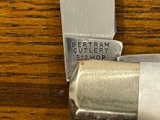 Hen & Rooster Bertram Cutlery 312MOP 1989 Ltd Ed PCC 2-Blade Trapper w/MOP Scales Germany SN#01