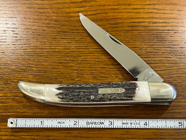 A. G. Russell Toothpick Knife w/Stag Scales Japan
