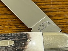 A. G. Russell Toothpick Knife w/Stag Scales Japan