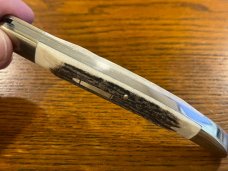 A. G. Russell Toothpick Knife w/Stag Scales Japan