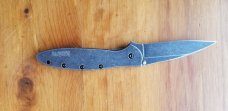 KERSHAW LEEK  1600BLKW  Blackwash  (brand new)