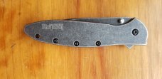 KERSHAW LEEK  1600BLKW  Blackwash  (brand new)