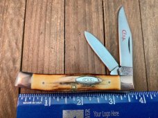 Case Texas Jack Pattern 52032 Stag Red Blade Etch 1978