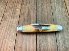 Case Senator Pen Pattern 5279 Stag Red Blade Etch 1978