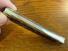 Battle Axe Hickey & Shouse Ltd Ed "Bluegrass Beauty" 3-Blade Whittler Knife w/Pickbone Scales SN#229
