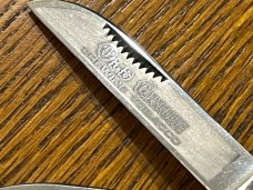 Bulldog 1983 Old Chum 3-Blade Stockman Knife w/Imitation Tortoise Shell Scales Germany 