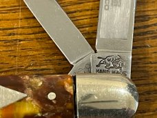 Bulldog 1983 Old Chum 3-Blade Stockman Knife w/Imitation Tortoise Shell Scales Germany 