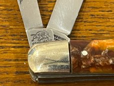 Bulldog 1983 Old Chum 3-Blade Stockman Knife w/Imitation Tortoise Shell Scales Germany 