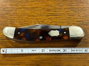 Bulldog 2-Blade Copperhead Knife w/Tourtoise Shell Scales Germany