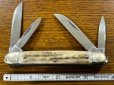 Bulldog 2007 4-Blade Congress Knife w/Bone Scales Germany