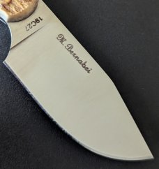 NEW IN SHEATH AGA CAMPOLIN FIX BLADE EUROPEAN STAGHORN KNIFE 
