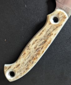 NEW IN SHEATH AGA CAMPOLIN FIX BLADE EUROPEAN STAGHORN KNIFE 