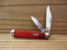 Case 6225 1/2 Small Coke Bottle Jack   Smooth Red Bone 
