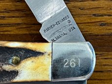 Parker-Edwards Limited Ed 1st Amendment Commermorative Trapper Folding Knife SN#261
