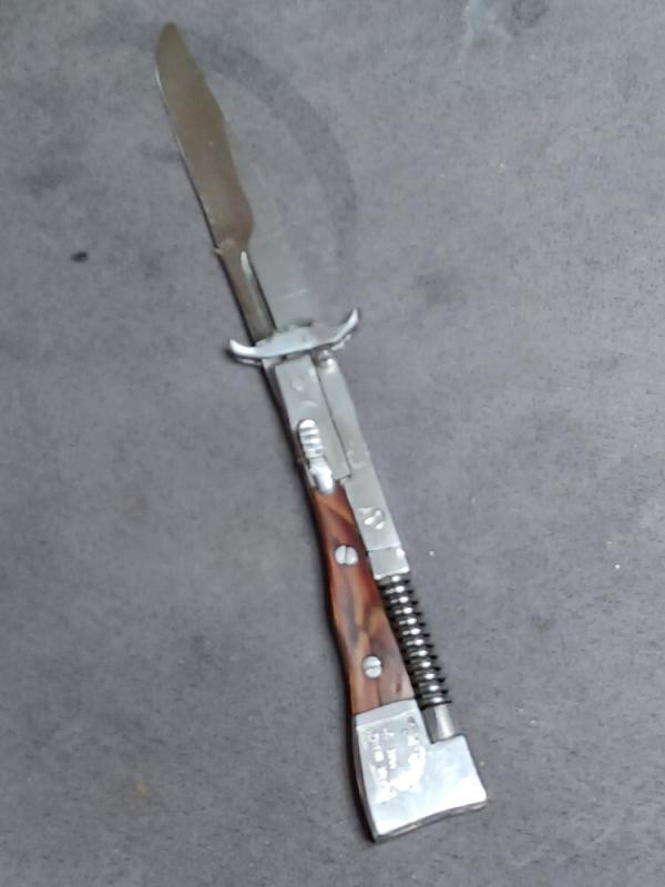 Vintage AK 47 Torsion Spring Swinguard Russian Prisons Knife. 