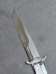 Vintage AK 47 Torsion Spring Swinguard Russian Prisons Knife. 