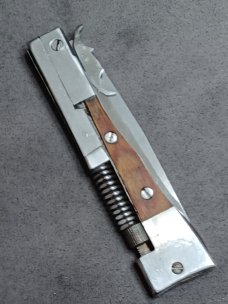 Vintage AK 47 Torsion Spring Swinguard Russian Prisons Knife. 