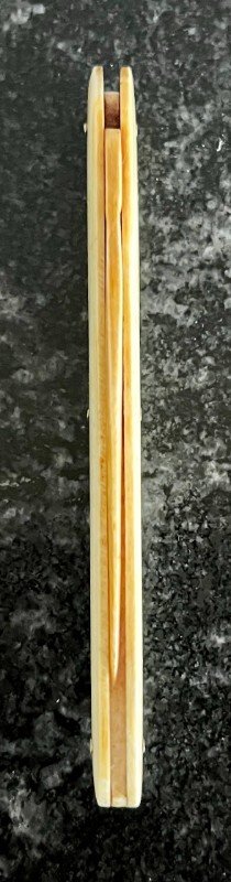 Unique All Ivory Handle, Spine and Wharncliffe Blade Vaccination Knife 