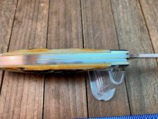 Case Trapper #5254 Stag Red Blade Etch 1978 Set 2