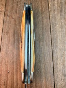 Case Trapper #5254 Stag Red Blade Etch 1978 Set 2