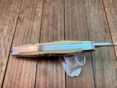 Case Muskrat Stag Red Blade Etch 1978 Set 2