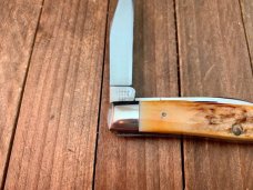 Case Texas Jack #52032 Stag Red Blade Etch 1978 Set 2 