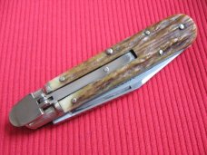 RARE Vintage German Boker 1909 GUARDIAN Leverlock Switchblade Knife