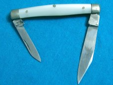 VINTAGE SABRE AMERICAN KNIFE CO JAPAN 2 BLADE STOCKMAN FOLDING POCKET KNIFE KNIVES OLD