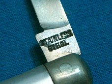 VINTAGE SABRE AMERICAN KNIFE CO JAPAN 2 BLADE STOCKMAN FOLDING POCKET KNIFE KNIVES OLD