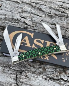 CASE XX ** SFO 2023 GREEN CLOVER BONE SMALL 4 BLADE CONGRESS